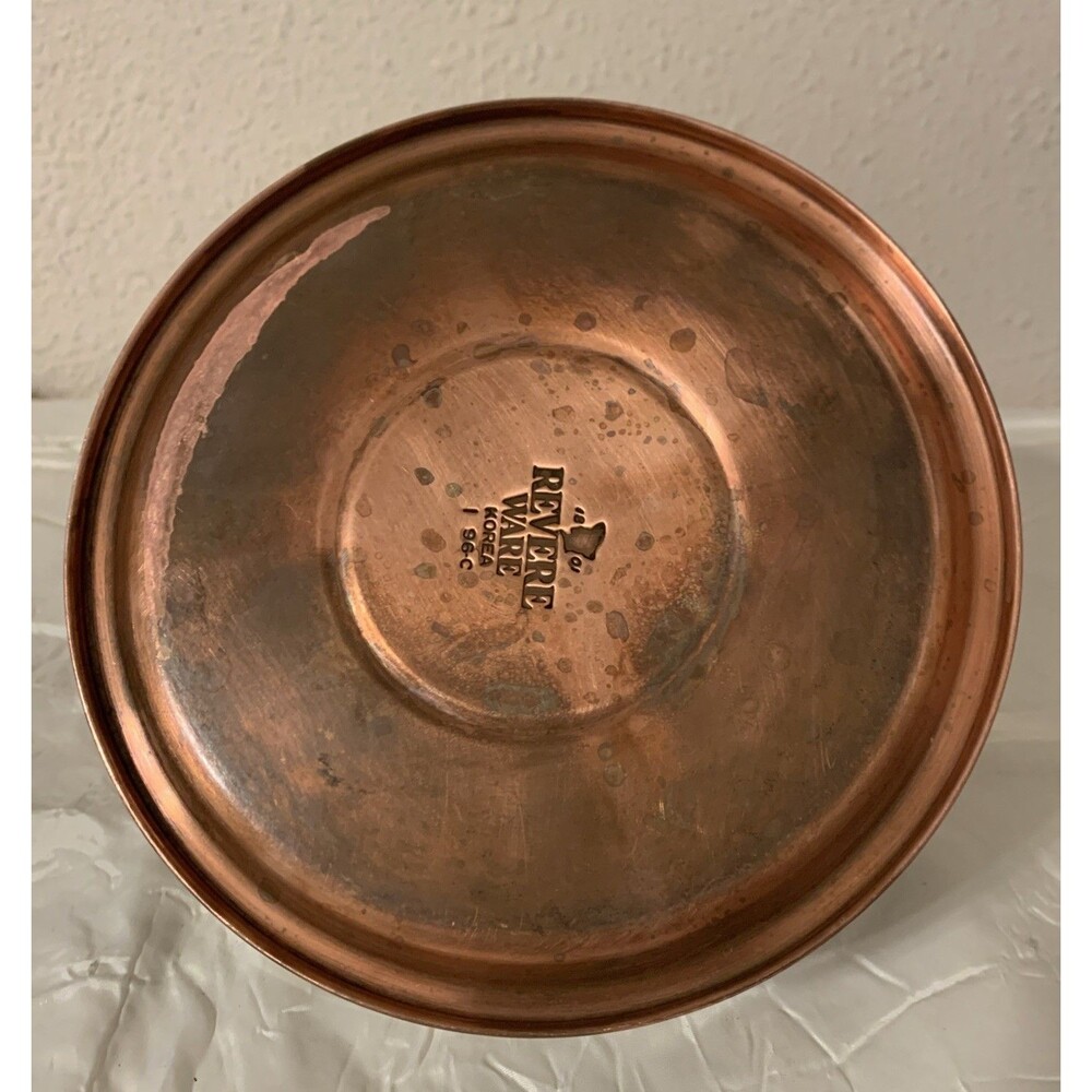 Vintage Paul Revere Copper Bottom Whistling Tea pot Kettle - Picture 6 of 7